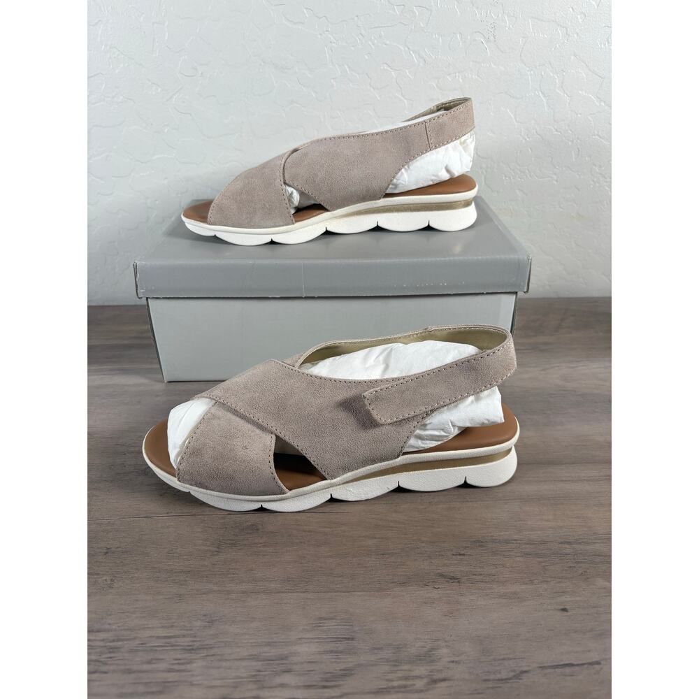 The FLEXX Capri Suede Dune Back Strap Sandal Women's‎ 7.5 New in Box
